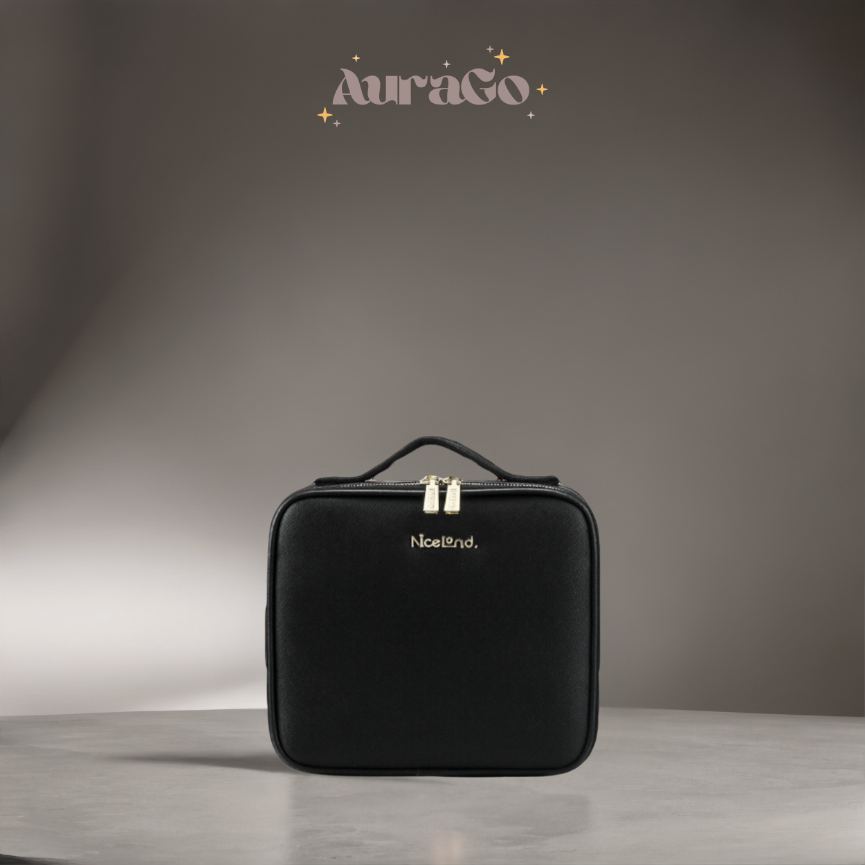AuraGo - AuraGo™ Makeup Bag Black